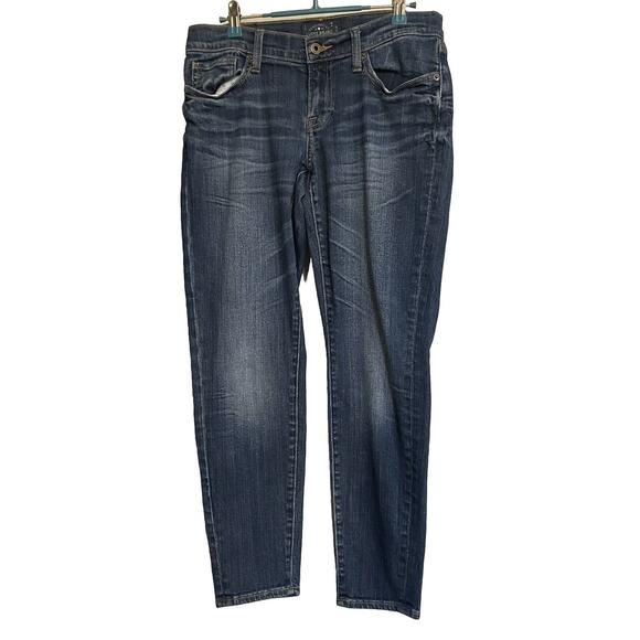 Lucky Brand Jeans Sienna Cigarette Blue Denim Womens Size 0/25 - Picture 1 of 10